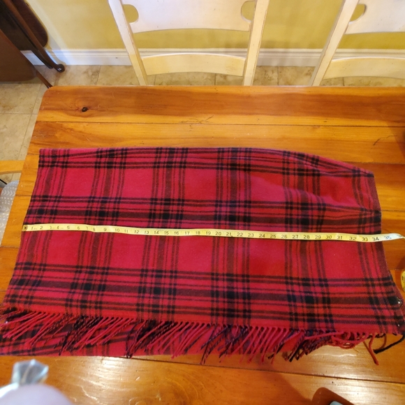 Wool Full-wrap Skirt with Fringe, fully lined, Size 8P - Picture 3 of 5